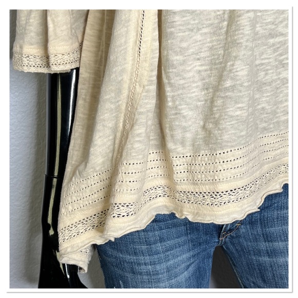 Free People Fast Times Cold Shoulder Top Sz XS - Picture 7 of 15